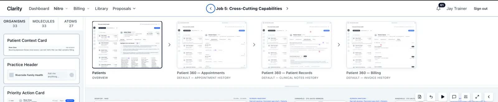 Cropped Clarity component atlas and flow thumbnails